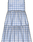 Patterns  Women'S Knee Length Pleated Dress, Sizes 6-14 Sewing Pattern, White
