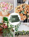 Floral Foam Blocks, Flower Foam 3 Pack, 7.5 * 3.4 * 2.2In Green Foam for Flower Arrangement Dry & Wet Floral Foam for Fresh Flowers Artificial for Diys, Arts, Crafts & Weddings