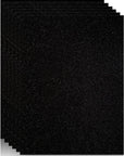 27 Sheets Black Glitter Cardstock Paper 8.5” X 11”, Sparkly Cardstock for DIY Art Project Scrapbook Party Decoration School Supplies Bulk, 92Lb/250Gsm