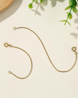 6 Pcs Necklace Extenders, 2", 4", 6" Silver and Gold Plated Necklace Extender Chain Set for Necklaces, Bracelet and Women Jewelry Making