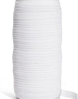 109 Yards White 1/2 Inch Elastic Band for Sewing Clothes, Stretch Knit Bands for DIY Arts and Crafts, Tailoring, Clothing Garment Repair, Kitting Supplies (0.5 Inches Wide)