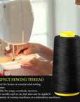 6 Rolls 3000 Yard Each Serger Thread Cones Spool Thread for Sewing Sewing Machine Thread Polyester Thread for Serger Overlock Quilting Sewing Machine