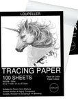 Tracing Paper for Drawing 9”X12" - 100 Sheets of Tracing Paper Pad, 50Gsm Artistic Tracing Paper for Kids, Transparent Paper for Trace Images, Sketch, Drawing by