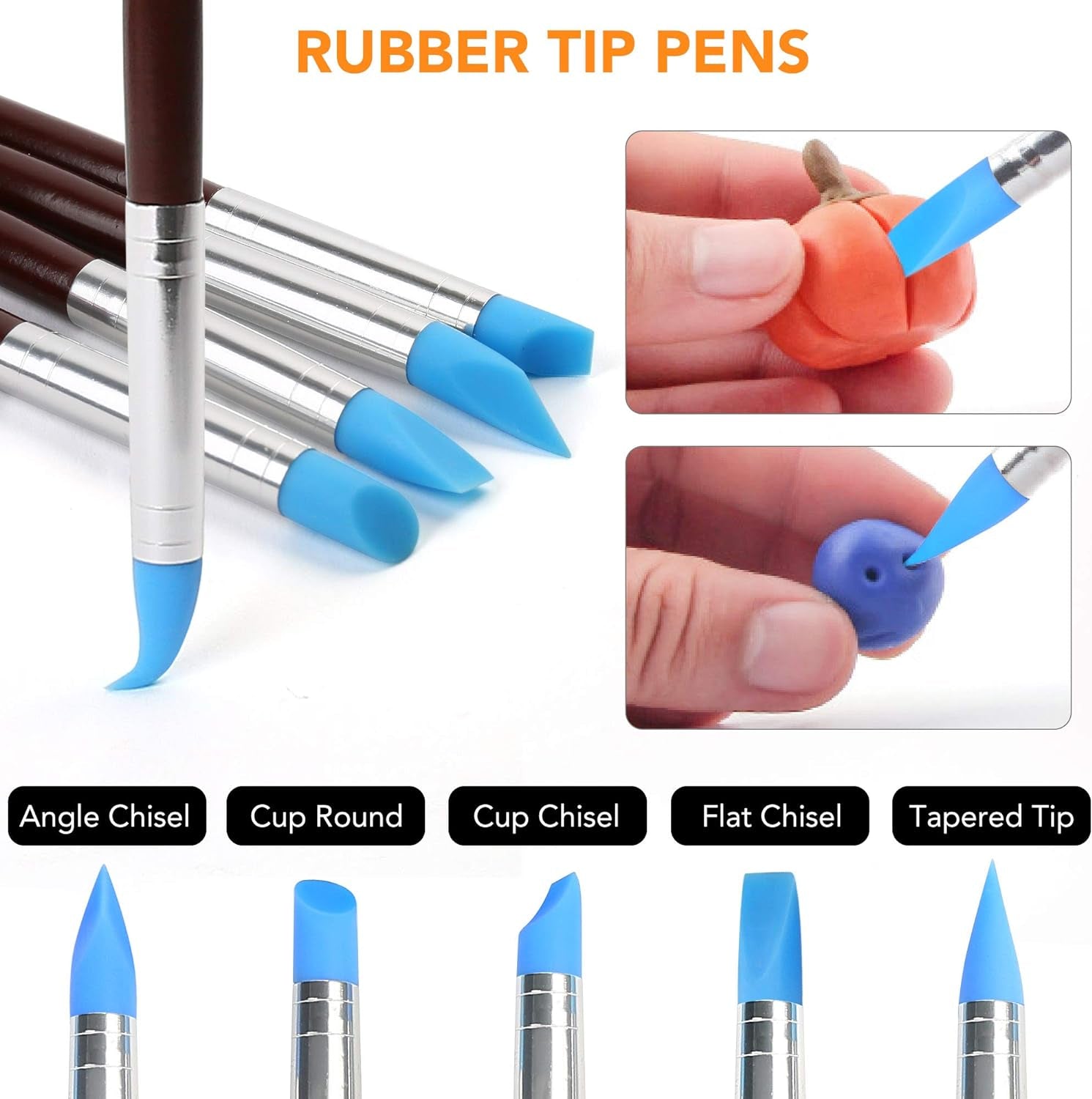 Polymer Clay Tools, 30PC Modeling Clay Tools, Ceramics Clay Sculpting Kit, Air Dry Clay Tool Set, Baking, Carving, Drawing, Dotting, Molding, Painting