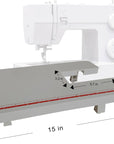 Sewing Machines Extension Table Compatible with Singer Brand 44S, 4411, 4423, 4432, 4452, 5511, 5523, 5532, 6335 Heavy Duty Sewing Machines (Grey)