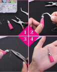 Earring Hooks, 1900Pcs Earring Making Supplies Kit with Jewelry Hooks, Fish Hook Earrings, Earring Backs, Jump Rings for Jewelry Making and Earring Repair,Gifts for Women