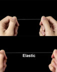 0.8Mm Elastic String, 393.7Ft Clear Crystal Stretch Cord Clay Beads String for Bracelet Handcrafts Necklace Jewelry Making