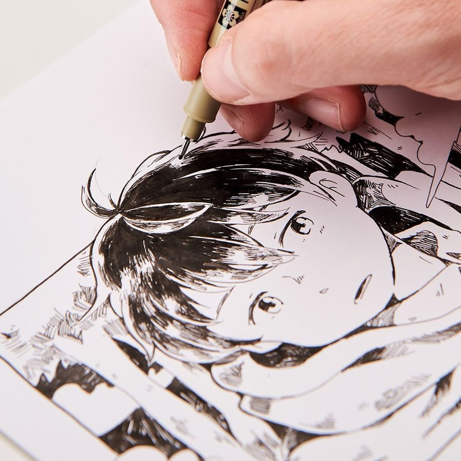 Pigma Micron Black Barrel 5 Fineliners (Set of 5)