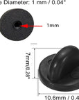 50Pcs PVC Rubber Pin Backs, Pin Safety Backs for Brooch Tie Hat Badge Insignia, Rubber Lapel Pin Backs for Replacement Uniform Badge (50PCS)
