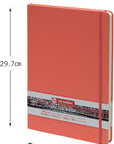 Royal Talens T9314-313M 441866 Talens Art Creation Sketchbook, Drawing Notebook, 8.3 X 11.8 Inches (21 X 30 Cm), Coral Red
