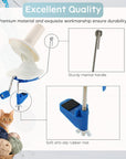 Yarn Ball Winder Manual Winder Holder Hand-Operated Swift Yarn Fiber String Ball (Blue)