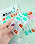 3Pcs Mini Letter Resin Molds - Small Silicone Number Alphabet Epoxy Casting Mold for DIY Keychain Pendant Earring Jewelry, Gummy Candy Chololate Cake Decoration