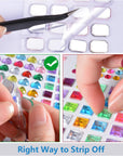 Rhinestone Stickers Self-Adhesive, 1141Pcs Gems for Crafts Bling Jewel Crystal Stickers for DIY Craft Nail Body Makeup Festival