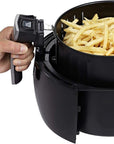 3.7-Quart Programmable Air Fryer with 8 Cook Presets, GW22638 - Black