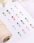 150Pcs Safety Pins, 19Mm Mini Safety Pins for Clothes Metal Safety Pin for Clothing Sewing Handicrafts Jewelry Making (Colorful)