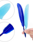 240Pcs Colorful Goose Feathers 4-6 Inches Natural Feathers for DIY Crafts