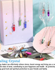 40Pcs Healing Crystal Pendants