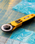 Rotary Cutter, 45Mm Quick-Change, RB45-1 Tungsten Steel Blade, Comfortable Rubber Grip, Ideal for Sewing, Quilting, Crafts, Replacement Blade:  RB45-1, Alloy Steel Blade, Made in Japan