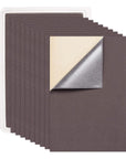 20PCS Velvet (Gray) Fabric Sticky Back Adhesive Back Sheets, A4 Sheet (7.8" X 11.6"), Self-Adhesive, Durable and Water Resistant, Multi-Purpose, Ideal for Art and Craft Making