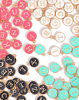 A-Z Metal Letter Charms for Jewelry Making, 200Pcs/104Pcs, Capital Alphabet Initial Charms