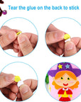 1000 Pcs Self Adhesive Googly Wiggle Eyes for DIY, Multi Colors and Sizes Craft Sticker Eyes