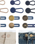 12 PCS Button Extenders for Jeans, Pants Button Extender, Waist Extenders for Pants for Women Men, No Sewing Instant Waistband Extension 1-1.8 Inches