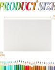 100Pcs 100% Rag Cotton White Watercolor Paper Cold Press Paper Bulk 140Lb Heavyweight Paper Watercolor Paper Cards Watercolor Drawing Student Artist for Kids,4 X 6 Inch