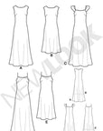 Sewing Pattern 6347 Misses Dresses, Size a (10-12-14-16-18-20-22)