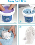 Hands Casting Kit, DIY Plaster Statue Molding Kit & s for 2 Adult, Wedding, Friends, Anniversary, Hand Hold Casting Kit for Holiday Activities and Perfect for Couple Gift Ideas