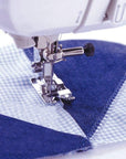 Stitch in Ditch Foot/Edge Joining Foot Sewing Machine Presser Foot - Fits All Low Shank Snap-On Singer, Brother, Babylock, Janome, Kenmore, White, Juki, New Home, Simplicity, Elna Etc.