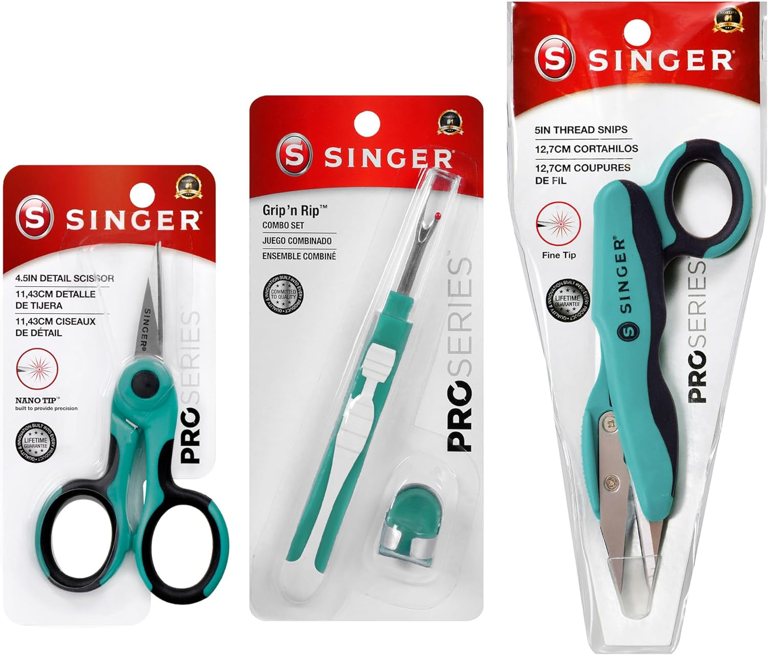 Proseries Sewing Kits with Sewing Tools (Scissors & Seam Ripper Bundle)