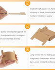 Ribbon Organizer Set Cardboard Ribbon Spools Embroidery Floss Ribbon Holder Ribbon Organizer Embroidery Thread Holder Empty Cardboard Yarn Bobbin for Cross Stitch Craft DIY Sewing (200 Pcs)