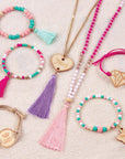 - Juicy Couture Trendy Tassels Bracelet Making Kit - Kids Jewelry Making Kit - DIY Beads & Charm Bracelet Making Kit for Girls - Friendship Bracelets with Beads for Girls 8-10-12-14