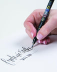 Fudenosuke Brush Pen for Lettering Calligraphy, Black, Soft Tip (GCD-112) - Pack of 3