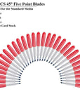 50PCS Blades for Explore Air 2/Air 3/3/Make 3/Maker 40PCS 45° Premium Fine Point Blade & 5PCS 60° Deep Cut & 5PCS 30° Shallow Cut Vinyl Fabric Knife Cutting Blade for Replacement