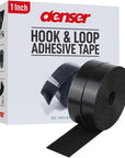 1 Inch Hook and Loop Tape Sticky Back - 5.5 Yards (16.5 Feet) - Strips Adhesive Heavy Duty Black Roll (1 Inch * 16.5 Ft)