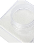 Extra Fine Crystal Diamond Glitter Stacker Jar, 2 Ounces, Non-Toxic, Stackable and Reusable Jar, Multiple Slot Openings for Easy Dispensing and Mess Reduction, SUL50860,1 Pack , White