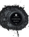 Charcoal Black Mica Powder for Epoxy Resin - 50 Grams - Great for Resin Art and UV Resin - Black Epoxy Resin Color Pigment