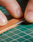 4 Pieces Edge Leather Beveler Craft Edge Beveler Cutting Beveling Leather Skiver Tool for DIY (1.5 Mm, 1.2 Mm, 1.0 Mm, 0.8 Mm)