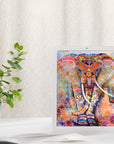 Diamond Painting Art Kits for Adults (19.7X15.7Inch) Elephant DIY 5D Diamonds Paintings Dotz Kit Full Drill Crafts Dots Pack for Home Office Wall Decor (Elephant)