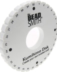 round Kumihimo Disk, 6 Inch Diameter, 3/8” Thick Dense Foam, Jewelry Tools for Braiding, 1 Disks