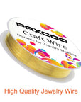 6 Pack Jewelry Beading Wire for Jewelry Making Supplies and Craft (24 Gauge)