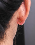 14K Gold Earring Backs Replacements - Hypoallergenic Earring Backs for Studs, Secure Ear Locking for Stud Earrings Ear Nut for Posts, 10Pcs/5 Pair