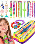 Friendship Bracelet Making Kit for Girls, Arts and Crafts for Girls Ages 8-12,Birthday or Party Present Arts and Crafts String Friendship Bracelet Kit,Diy Bracelet Making Kit