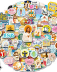 400PCS Christian Stickers, Jesus Bible Verse Stickers for Journaling Religious Motivational Quote Stickers Pack God Christian Gifts for Women Adults