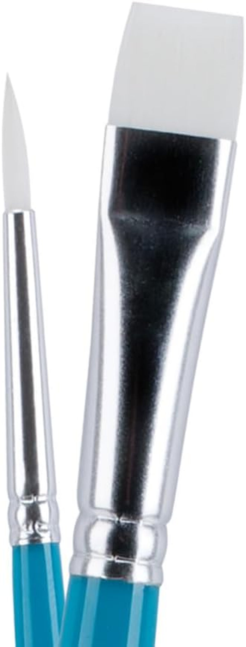 Masking Fluid Paint Brushes (Set of 10) - Watercolor Brushes Contains Synthetic Hair W/Short Wood Handles