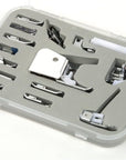 Universal 15 Piece Sewing Machine Presser Walking Feet Kit - OEM Suitable for Babylock Janome Brother New Home Singer Kenmore Simplicity Toyota Necchi