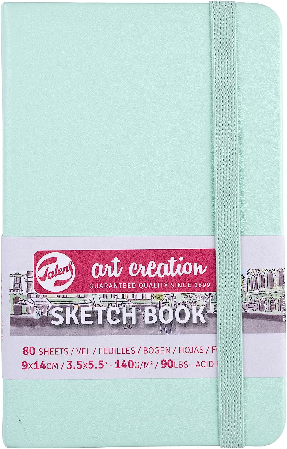 Royal Talens T9314-313M 441866 Talens Art Creation Sketchbook, Drawing Notebook, 8.3 X 11.8 Inches (21 X 30 Cm), Coral Red