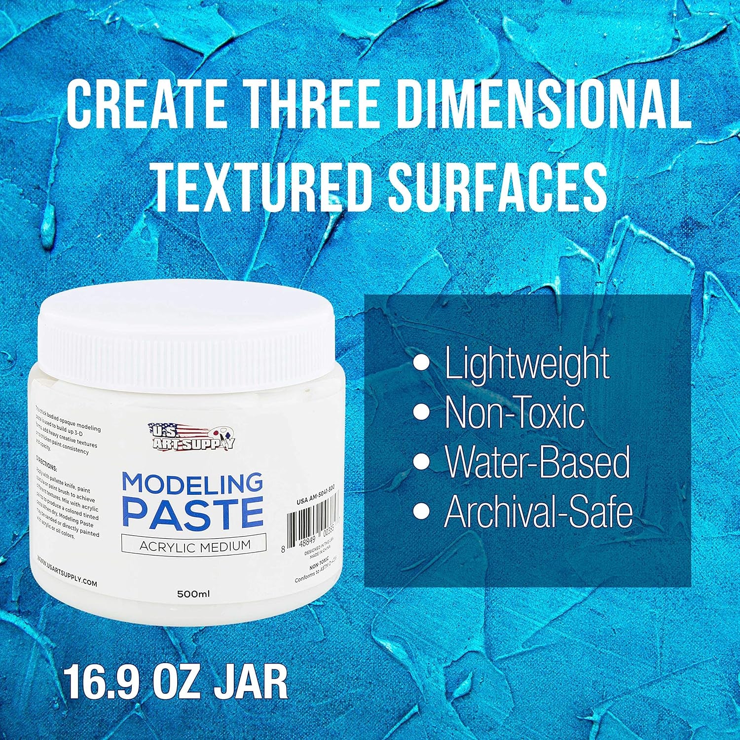 Modeling Paste Acrylic Medium, 500Ml Tub