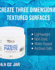 Modeling Paste Acrylic Medium, 500Ml Tub